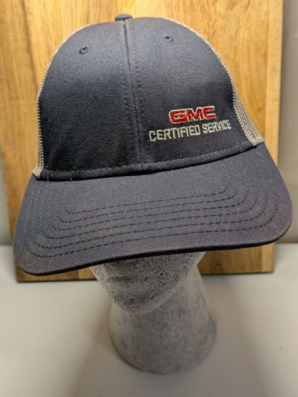 GMC Navy Hat Cap Adjustable Trucker Hat O/S